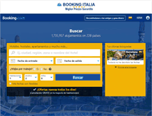 Tablet Screenshot of bookingitalia.com